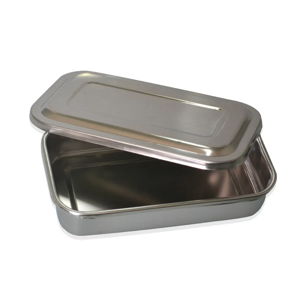 1 шт. нержавеющая сталь при высокой температуре и высоком давлении дезинфекция коробка Медицинский хранения кассеты Крышка стерилизатор для посуды 8 дюймов