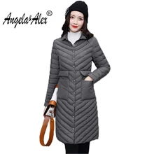 2017 New Winter Coat Women Fashion Cotton Jackets Warm and Slim Cotton Clothes Female Long Sleeve