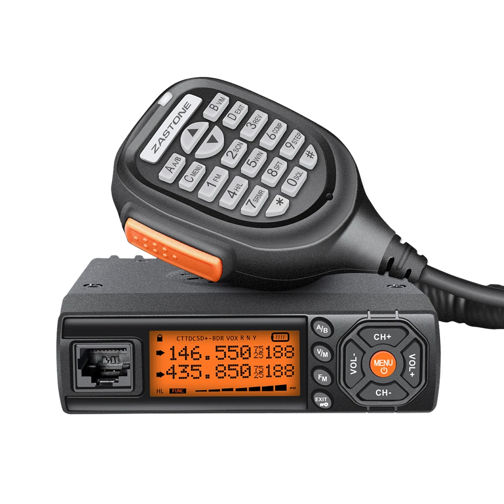 Zastone Z218 мини Автомобильная рация 25 Вт VHF/UHF Двухдиапазонная радиостанция Ham Радио