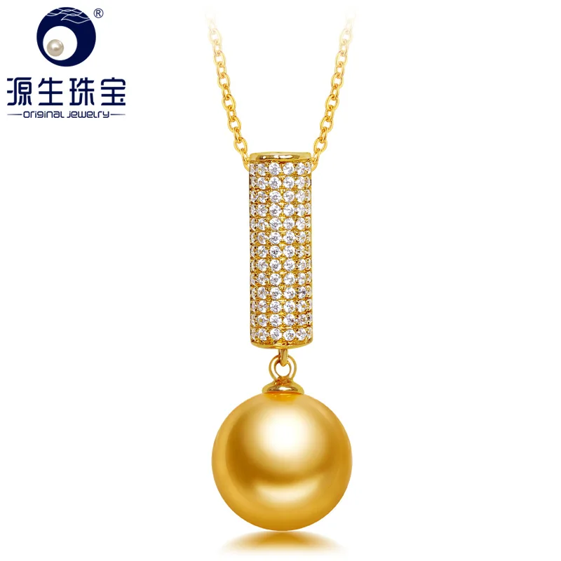 

Ожерелье с натуральным жемчугом, 14 к, 10-11 мм