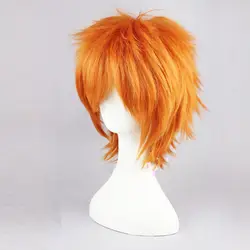 С героями мультфильма «зверополис» лиса Ник Вайлд оранжевый парик Ник Косплэй оранжевый волос костюмы на Хэллоуин + парик Кепки