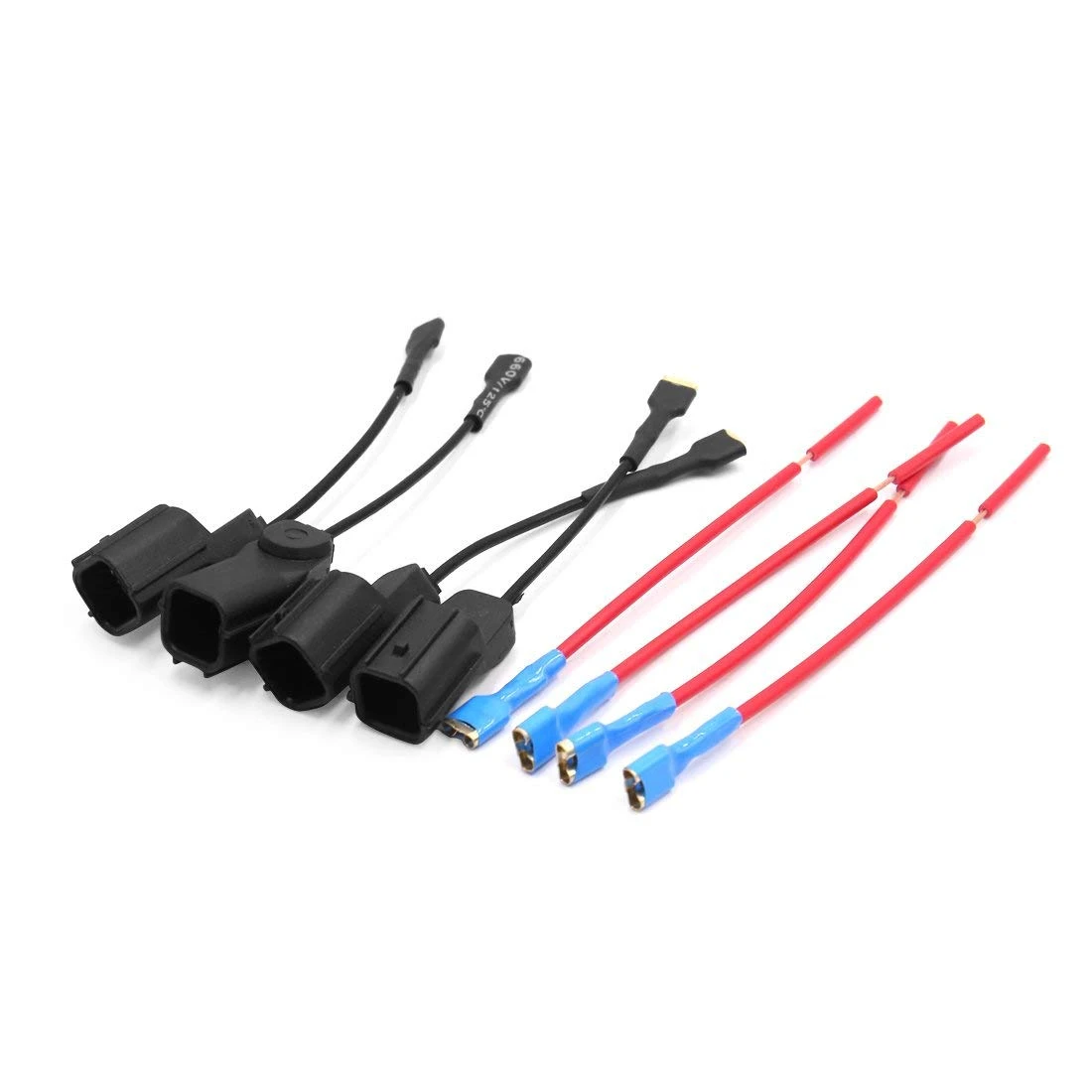 uxcell 4Pcs Plastic Car Horn Speaker Adapter Wiring Harness Pigtail