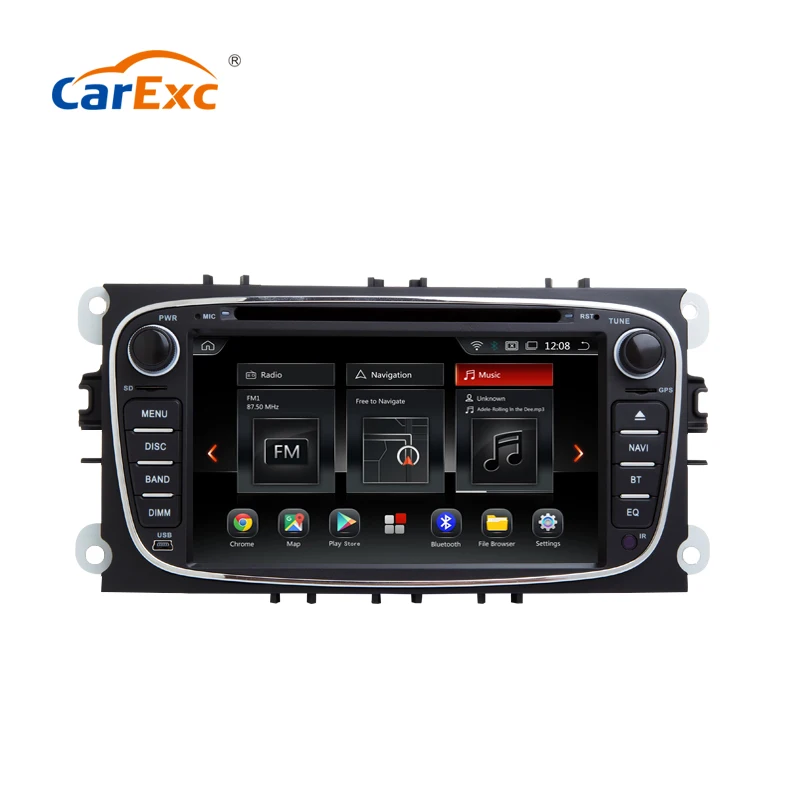 CarExc Android 9 0 OS Octa Core для Ford focus Mondeo Автомобильный DVD-плеер с GPS навигационной системой