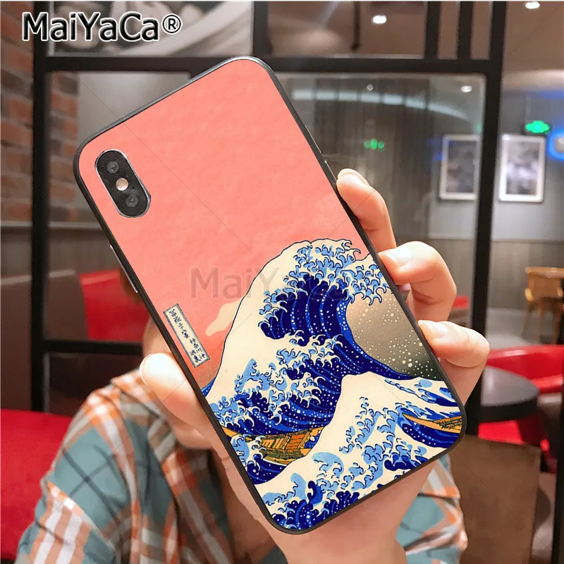 MaiYaCa Hokusai большая волна чехол для телефона iphone 11 Pro X 8 7 6 6S Plus 5 5S SE cass