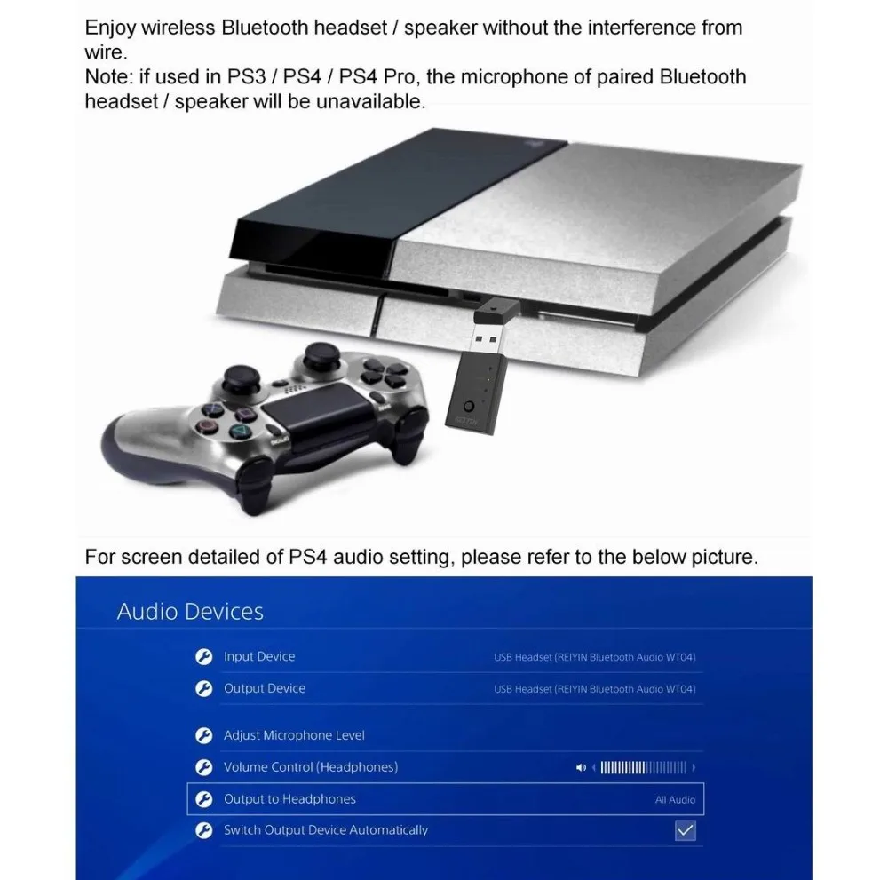 Chat de Voz sem Fio Transmissor de Áudio Adaptador de Conexão Aptx Baixa Latência Jogo Bluetooth 5.0 pc Dupla - Image 4