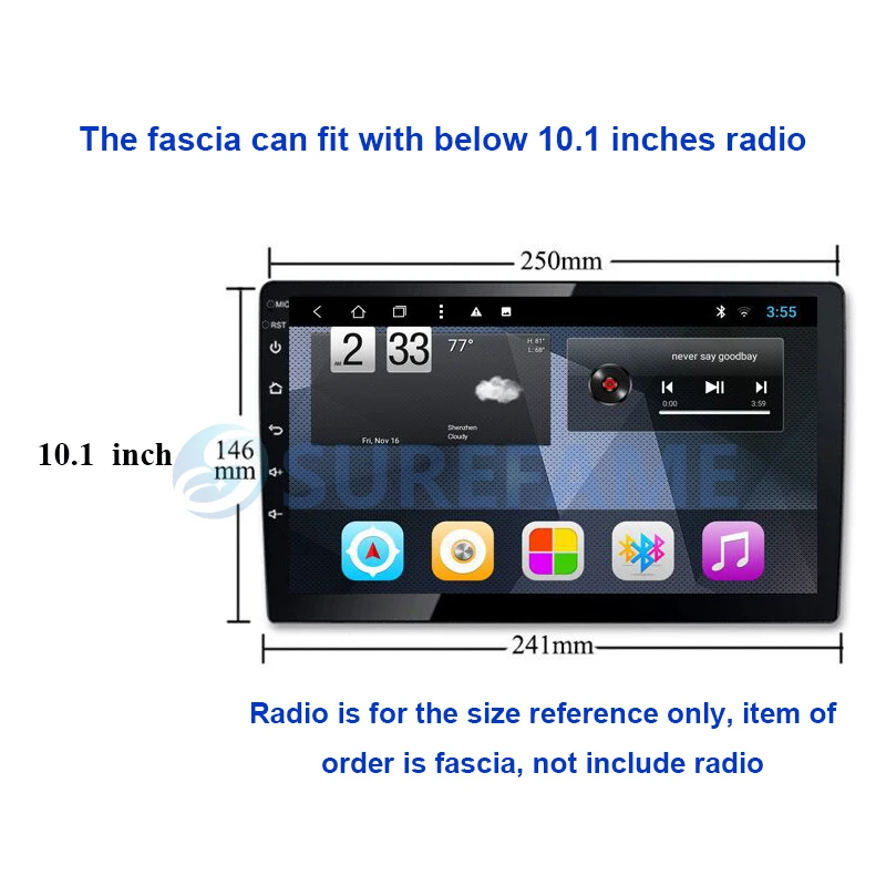10,1 дюймов автомобильное радио для Honda Jazz Fit 2008-2013(левое колесо) DVD стерео CD панель приборная панель комплект отделка фасции пластина рамка 10 дюймов