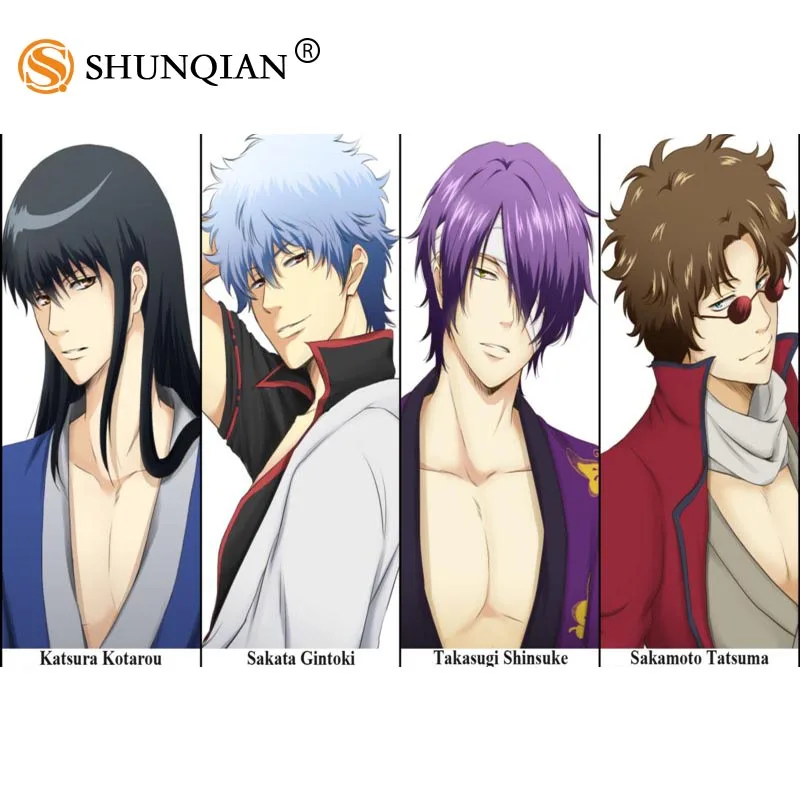 Новое поступление плакат gintama мультяшный Шелковый персонализированные Плакаты