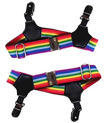 2 шт. толстые тонкие подвязки с радужными полосками|accessories fashion|accessories accessoriesaccessories