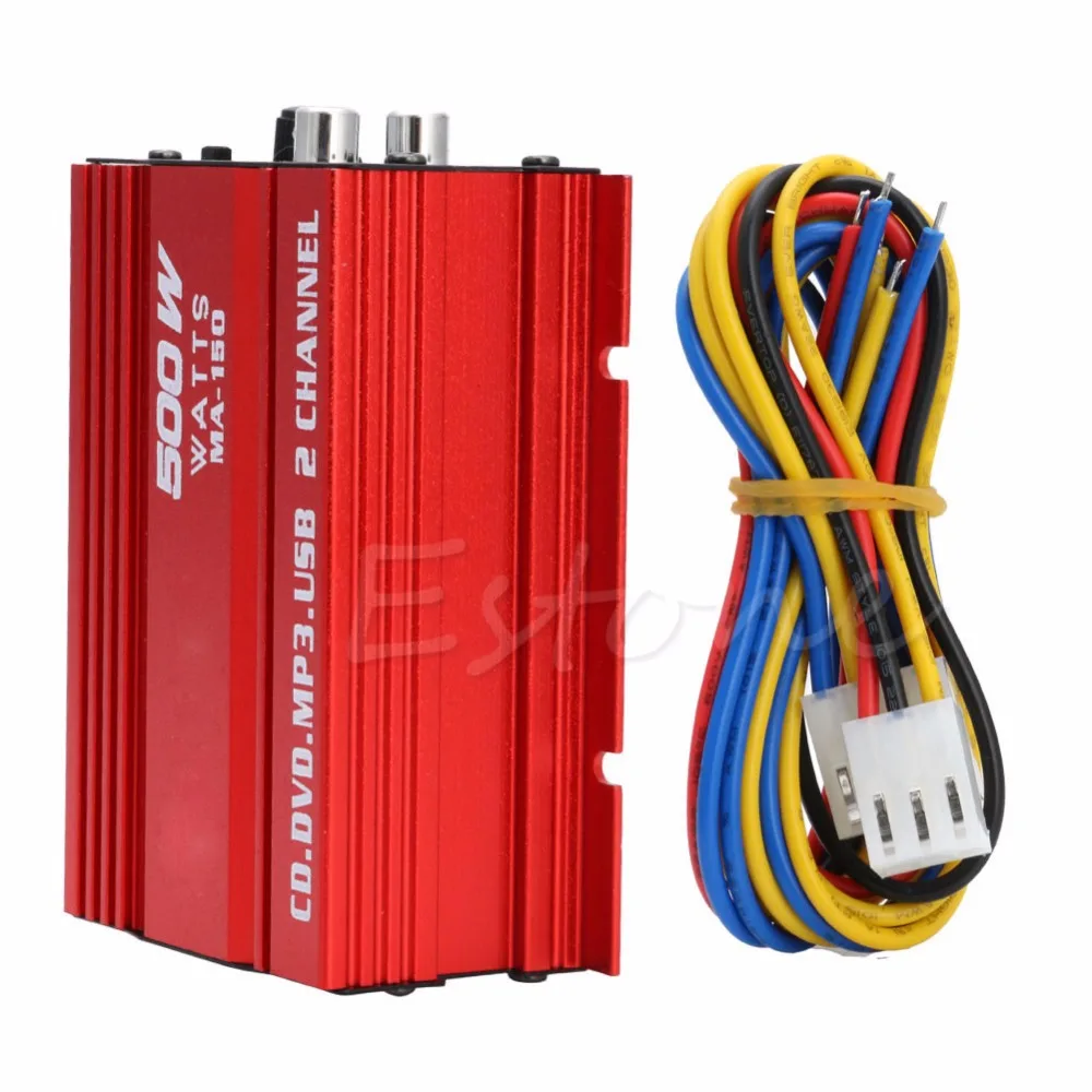 500 W 2-CH alta fidelidad coche Subwoofer amplificador estéreo de ecualizador de Audio amplificador de la motocicleta del coche de la casa Mp3 HQ 500 W 2-CH alta fidelidad coche Subwoofer amplificador estéreo de ecualizador de Audio amplificador de la motocicleta del coche de la casa Mp3 HQ