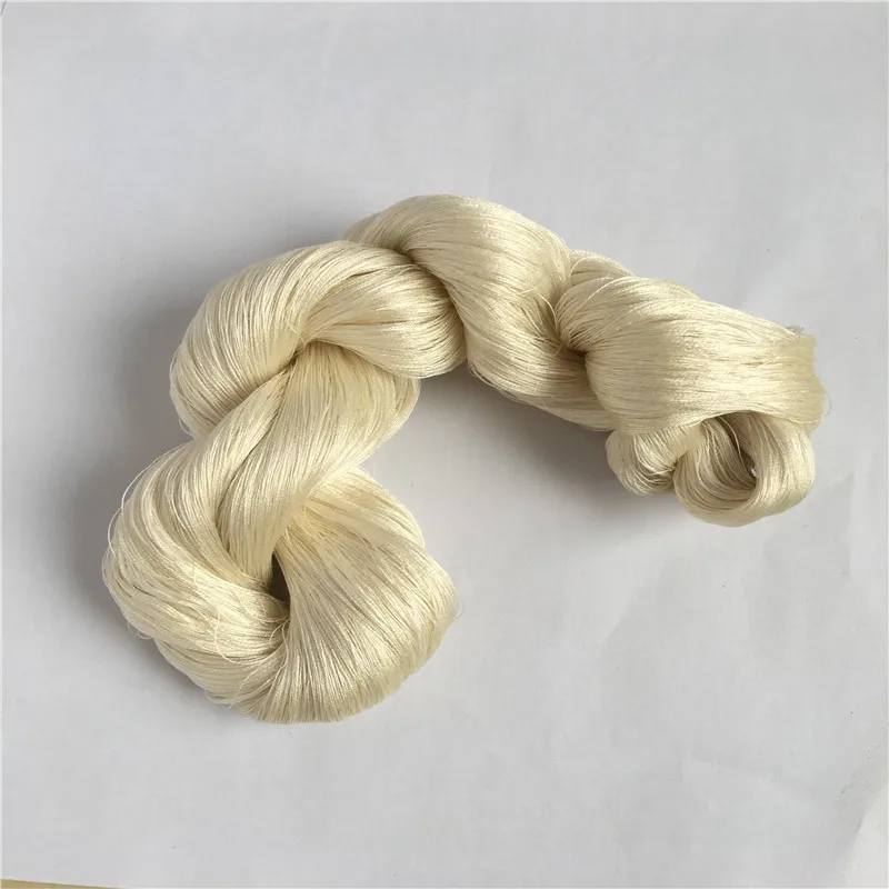 Undyed  Silk 120nm/2 100% Mulberry Silk Yarn   Natural white Raw Silk Yarn  100g 2
