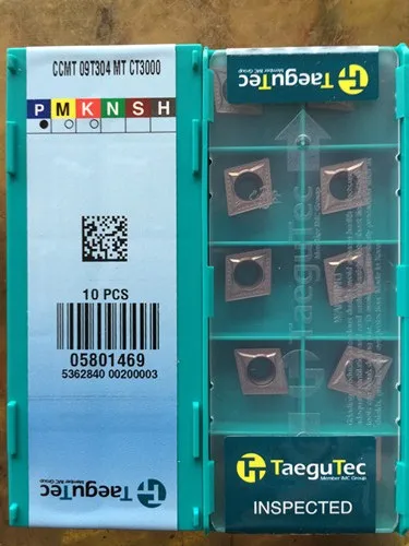 

tungsten carbide inserts CCMT09T304MT CT3000 Taegutec wholesale CCMT 09T304 MT CT3000 for For Medium Finish machining