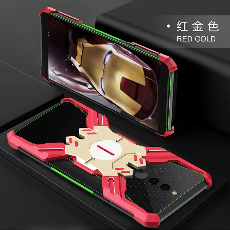

For Xiaomi Black Shark Helo Case Metal Bumper Frame Super Light Case For BlackShark Helo X-Shape Cover Case