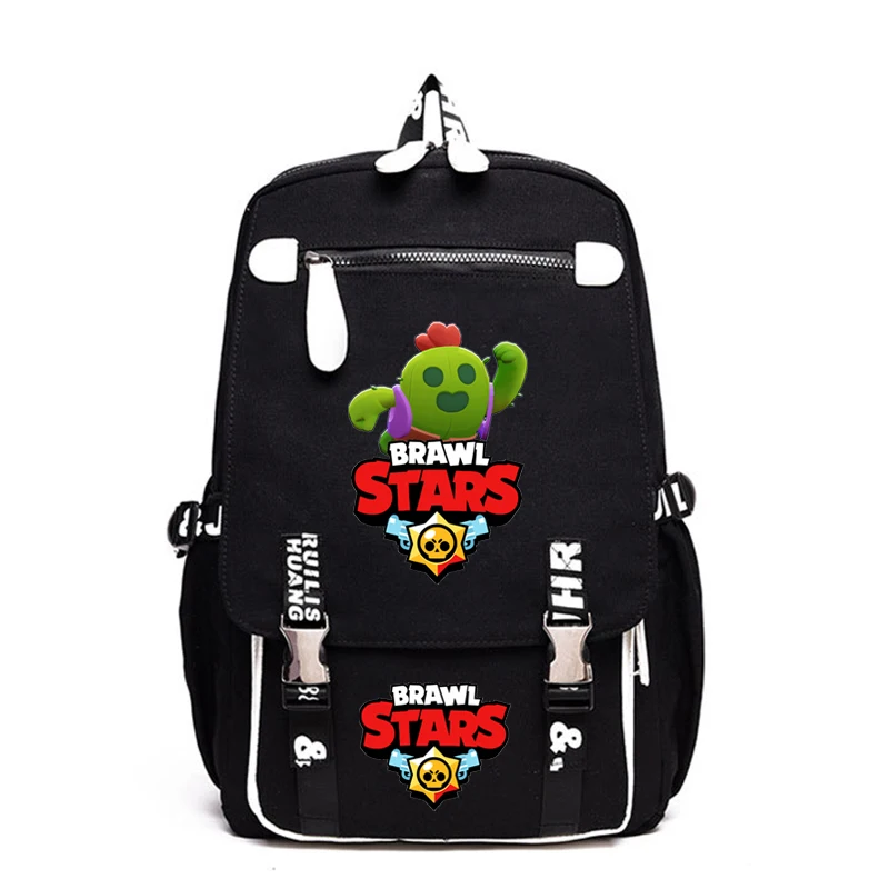 

Man's Bag Fashion Woman's Backpacks Print Fashion Brawl Stars Bags Boys Casual Travel Large Laptop Canvas Bookbags High Quality