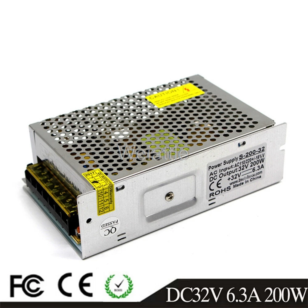 DC32V 150W 180W 200W светодиодный светильник ленточный драйвер импульсный источник