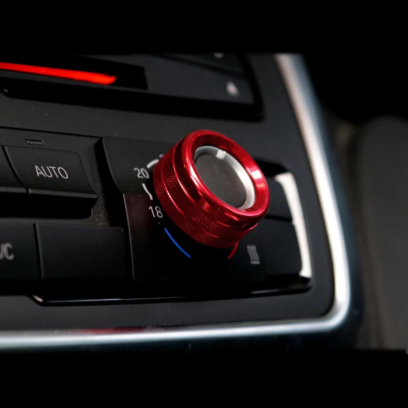 Автомобильный Кондиционер звук ручка крышки украшения пульт дистанционного управления для BMW 1 2 3 4 5 7 серия X1 X5 X6 F30 F10 F15 F16 F07 F01 E70 E71 аксессуар