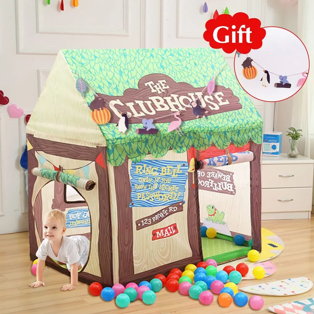 kid tent play