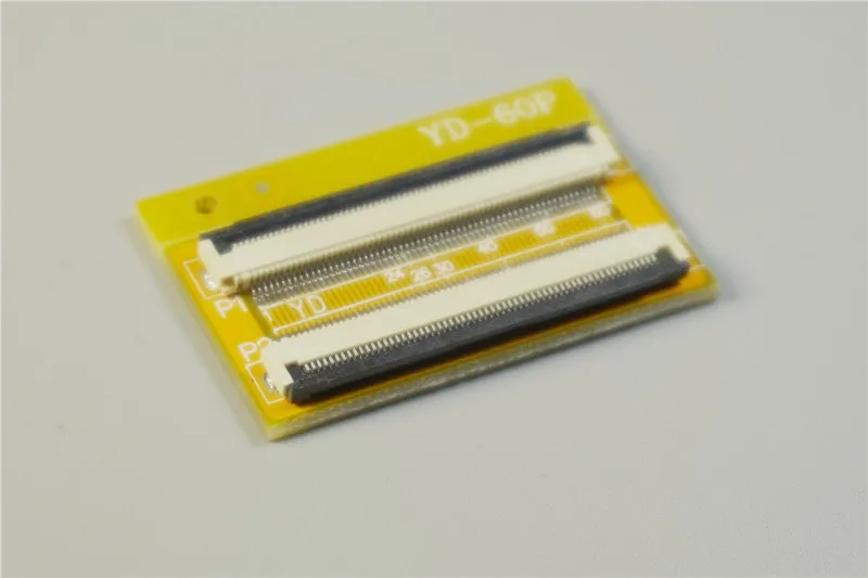 2 pcs Flexible Flat Cable FFC/FPC Connector 0.5 mm 60 Pin Adapter