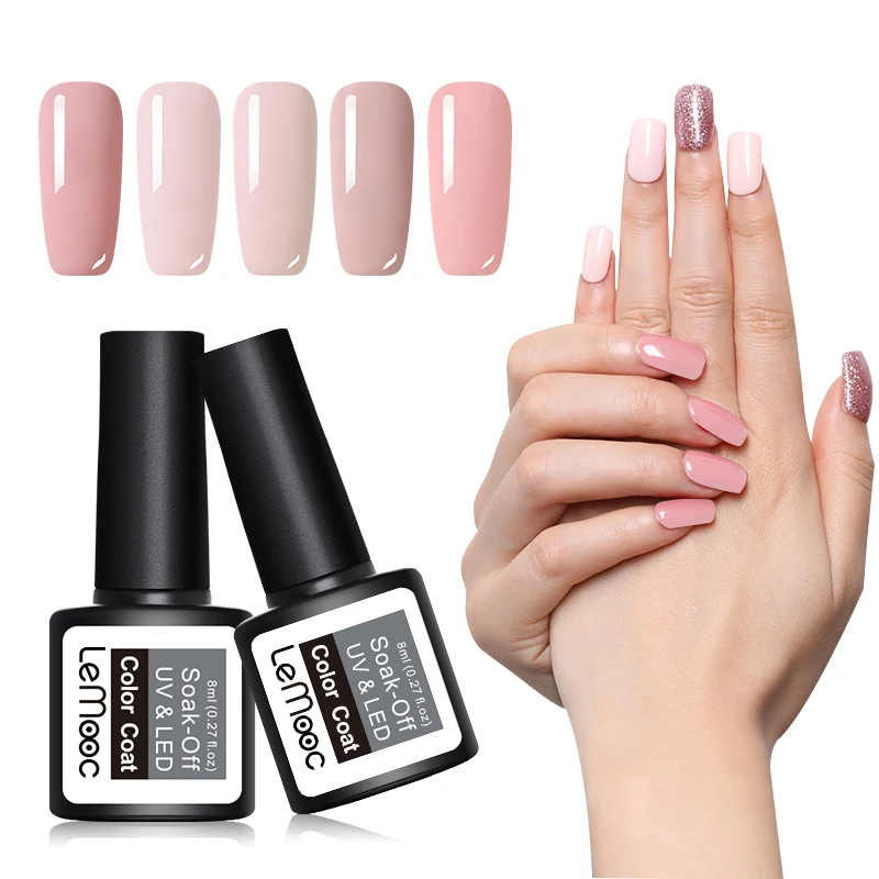

LEMOOC 186 Colors Gel Polish Set UV Vernis Semi Permanent Primer Top Coat 8ML Gel Varnish Nail Art Manicure Gel Polish