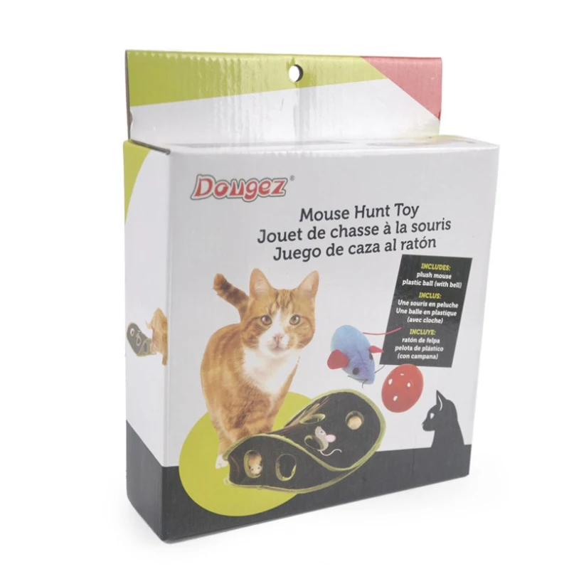 

Pet Cat toys Educational Toys Puzzle Mouse Hole Cat Catch Funny Ball Bells Pet Cat Supplies Creative Toy For Cats
