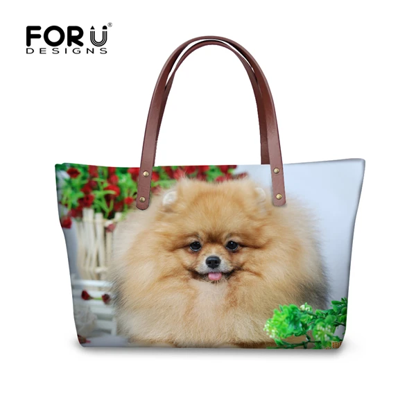 Forudesigns/померанский шпиц сумки Для женщин Сумки собака Леди Сумки Tote Сумки путешествия Креста тела сумка для женщины Bolsas feminina - Цвет: H733AL