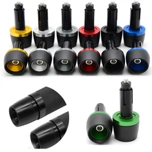 Универсальный, 22 мм, CNC мотоциклетные наконечники на руль ручка ручной бар заканчивается колпачки руля для YAMAHA HONDA KTM Сузуки Кавасаки