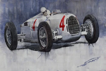

landscape watercolor prints racing car portrait canvas painting giant posters masterpiece No 4 home decorative art free shipping