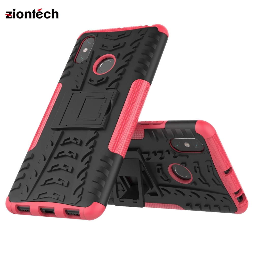 

Soaptree Armor Hybrid Phone Case For Xiaomi Mi MAX 3 Pro 8 A2 Lite Redmi 6 Pro Back Cover
