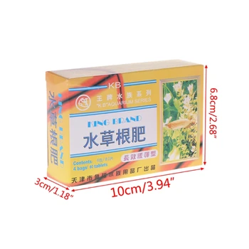 

2019 New 1 Box Aquarium Water Plant Root Fertilizer 80 Tablets Nutrtion Aquatic Fish Tank Pet Supplies