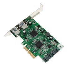 PCI-E PCI Express 2 SATA III 3,0 и 2 USB 3,0 карта адаптер конвертер