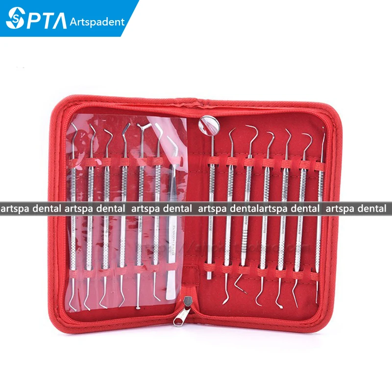 

Dental equipment 14 sets of equipment dental tools sets of scaling cure cure mixing correction check all-around package