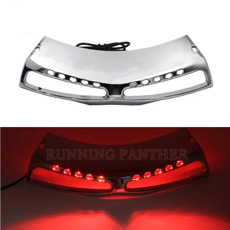 

For Honda Goldwing 1800 GL1800 2001-2011 2010 2009 2008 2007 2006 Chrome Motorcycle Front Fairing Headlight Lower Grill Case