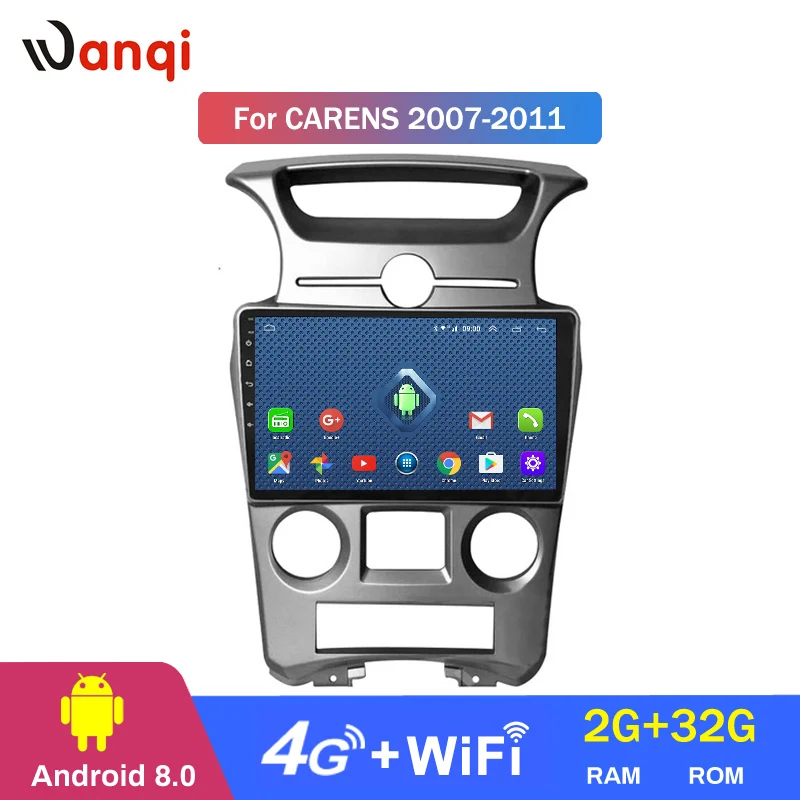 Perfect 4G Lte All Netcom 9 inch android 8.0 car dvd player for kia Carens 2007-2011 audio radio gps navigation system 1