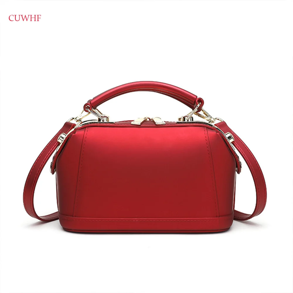 

CUWHF New matte luxury handbags women bags designer PVC leather bag ladies shoulder crossbody bags for women 2018 tote