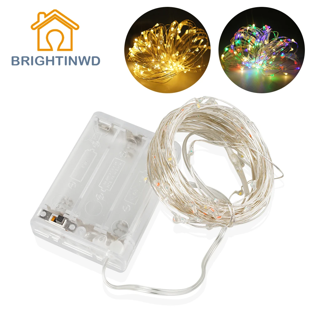 10M LED Tiny String Fairy Light Battery Operated Copper Silver Wire Christmas Tree Holiday Wedding Party BRIGHTINWD In Lighting Strings From Lights 10M LED Tiny String Fairy Light Battery Operated Copper Silver Wire Christmas Tree Holiday Wedding Party BRIGHTINWD In Lighting Strings From Lights