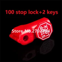 100pcs/lot Popular Selling Magnetic EAS Display Security Hook Stop lock for anti-theft+2pcs stoplock magnetic detacher key