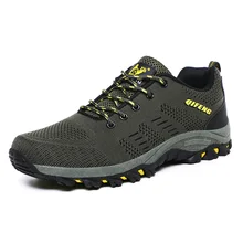 HUMTTO Big Size 39-47 Hiking Shoes Men Outdoor Breathable Trekking Shoes Non Slip Camping Sneakers Male Walking Sport Shoes