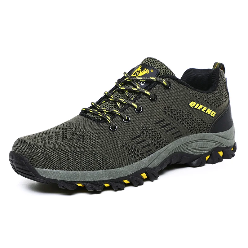 

HUMTTO Big Size 39-47 Hiking Shoes Men Outdoor Breathable Trekking Shoes Non Slip Camping Sneakers Male Walking Sport Shoes 2019
