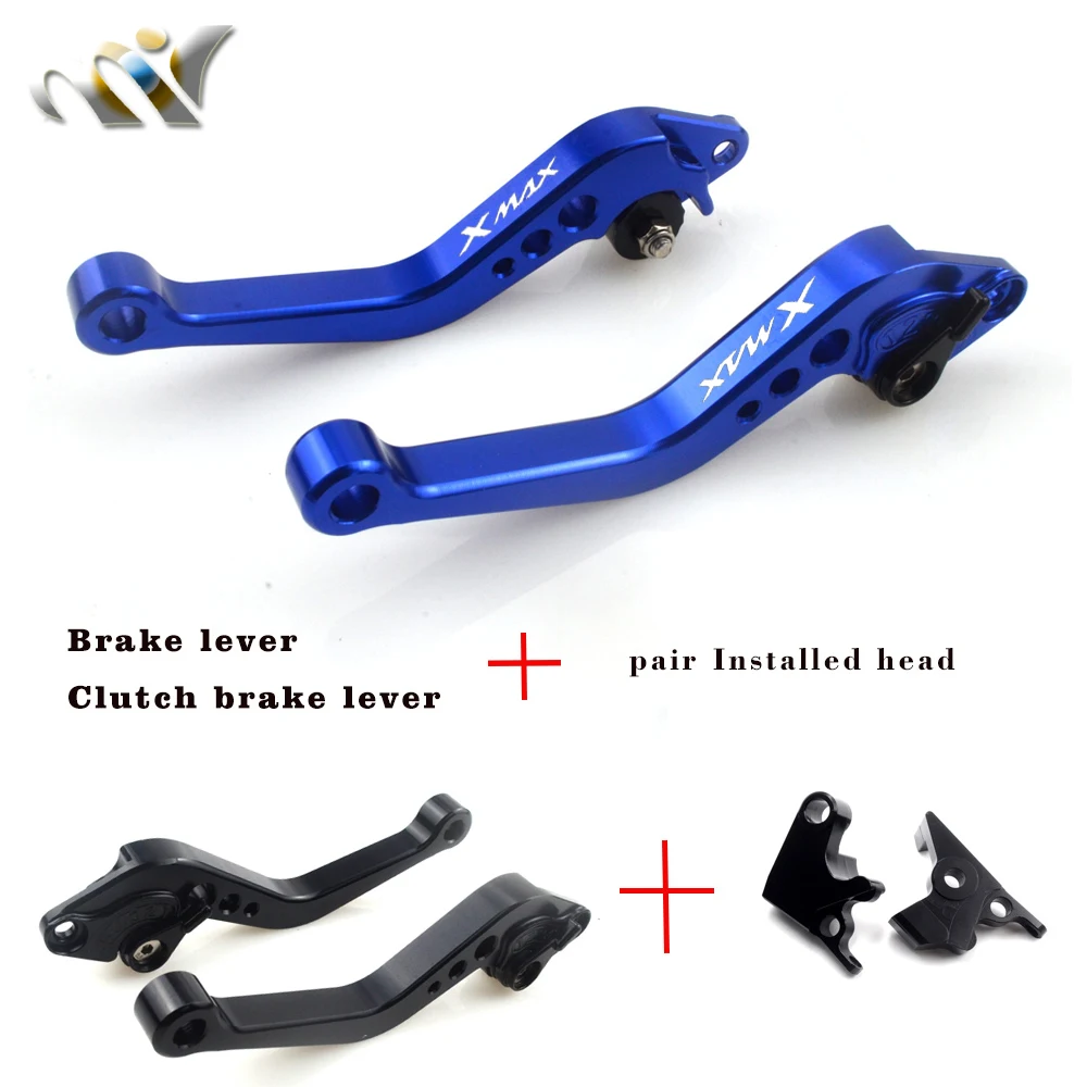 

MOFO CAIZHUANGGSHI For YAMAHA X-MAX300 XMAX250 XMAX 300 250 2017-2018 CNC short Clutch Brake Levers Adjustable