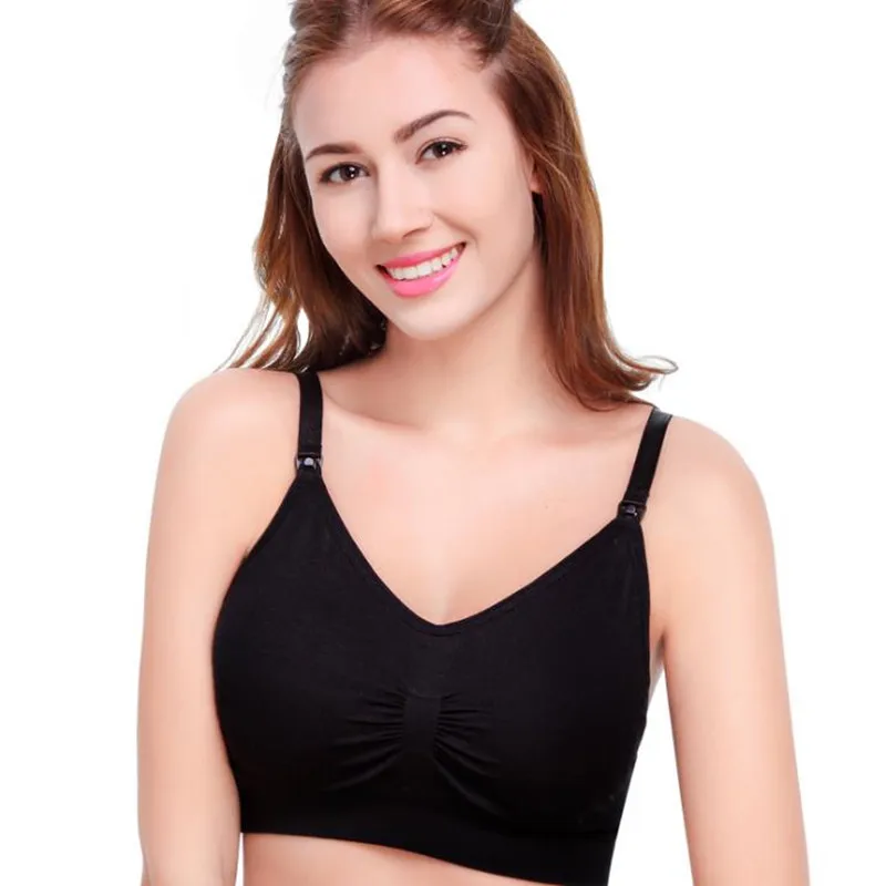 Maternity Bra Nursing Bra Eamless Elastic Maternity breastfeeding bra Pregnant Women Sports Underwear B C D E Breast Feeding Bra