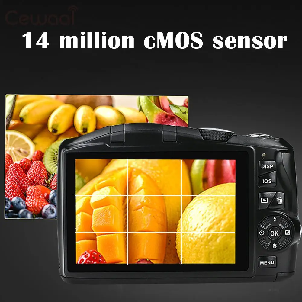 Cewaal Video Camera 3.5''LCD 20X ZOOM 14MP Recorder Handheld Humanized High-Performance Digital Camcorder