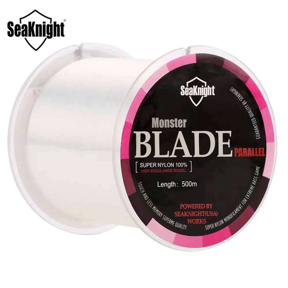 SeaKnight BLADE 500 М Мононити Нейлона Лески Качество Япония Материал Карп Лески Веревка 2-35LB Пресноводные Морской Нейлоновая линия для рыбалки pesca карп рыбалка леска