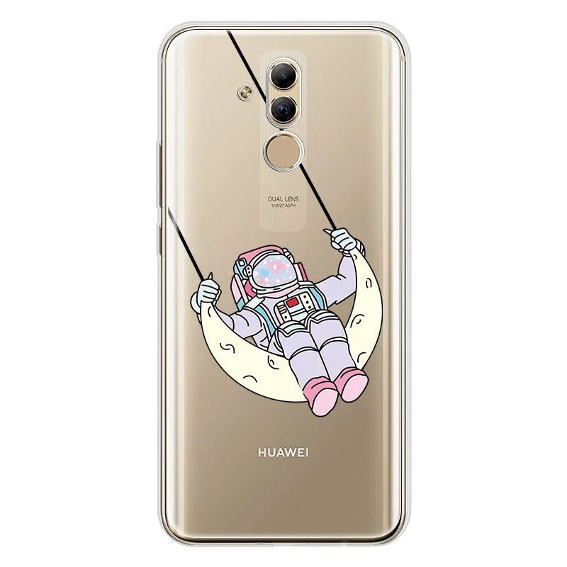 Мягкий, симпатичный, из ТПУ чехол для телефона для huawei Honor 10 Lite 10i 20i 8X P30 P20 mate 20 Lite Pro прозрачный чехол с рисунком фламинго - Цвет: 31