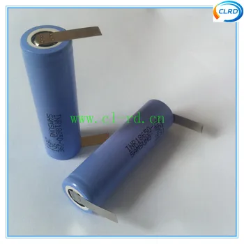 

5PCS/LOT power tool 18650 battery cells for Cordless Electric Screwdriver Set Kit 2900mah 10A high drain with solder lug