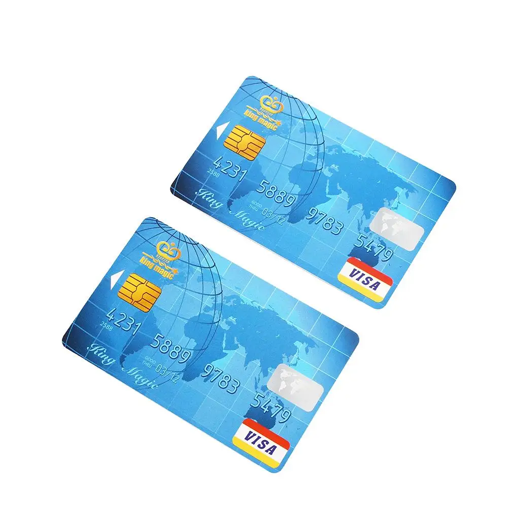

Blue Floating Credit Card Amazing Credit Card Practice Stage Entertainment Magical Novelty Funny