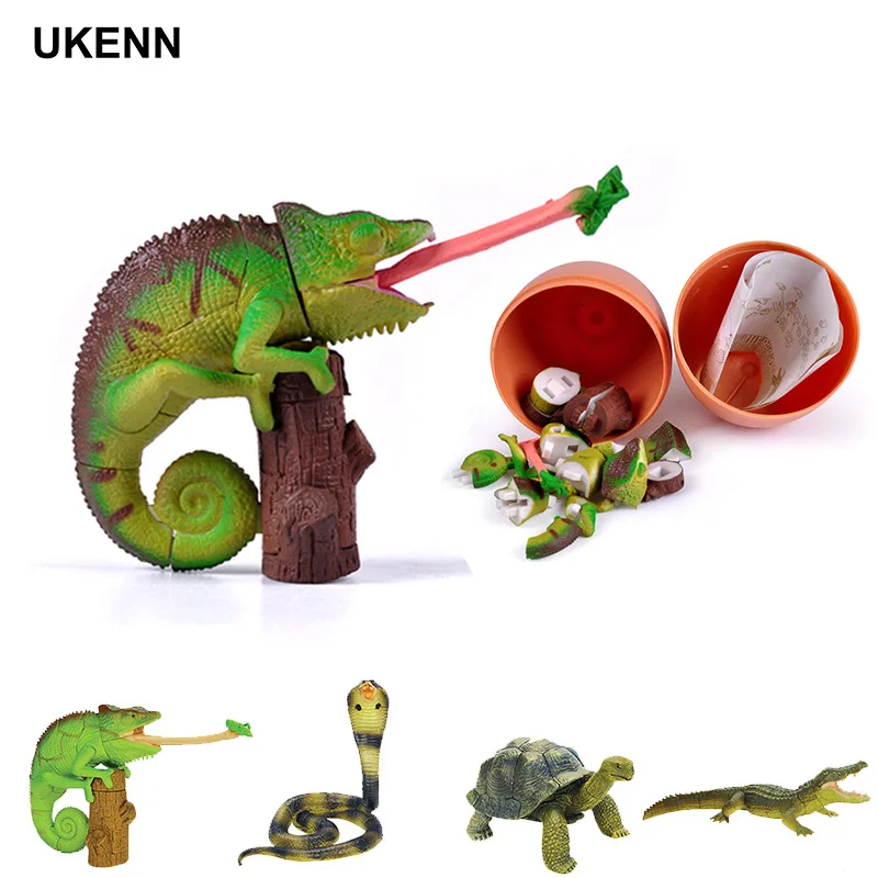 UKENN 4 шт. пазл с животными яйцо пасхальное 3D обучающие игрушки для детей|Пазлы| |