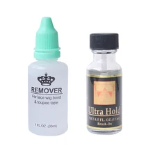 0,5 FLOZ(15 мл) Ультра удерживающий клей парик кружева силиконовый адгезионный клей с удалителем волос супер-клей аденсивный клей для волос