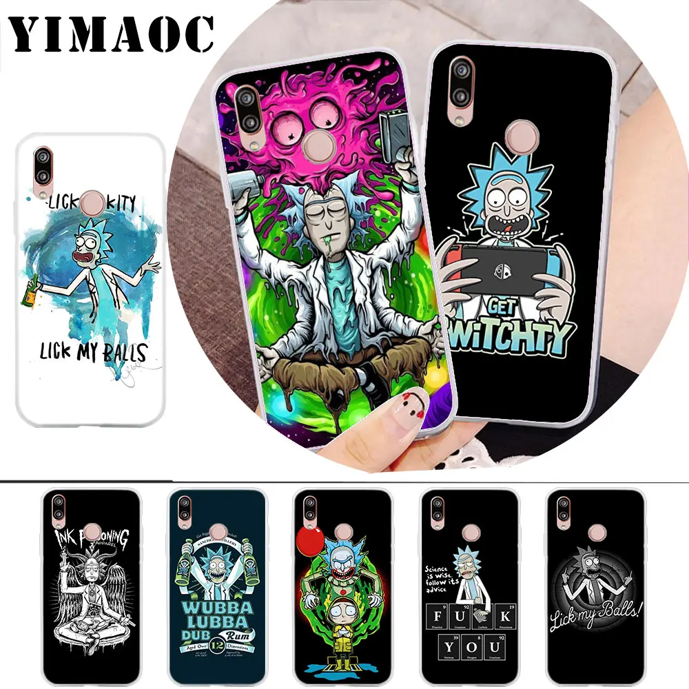 

YIMAOC Rick And Morty DIY Printing Drawing Soft Case for Huawei Honor 8 8X 8C 9 10 lite 6A 7A Pro 7C 7X Cover