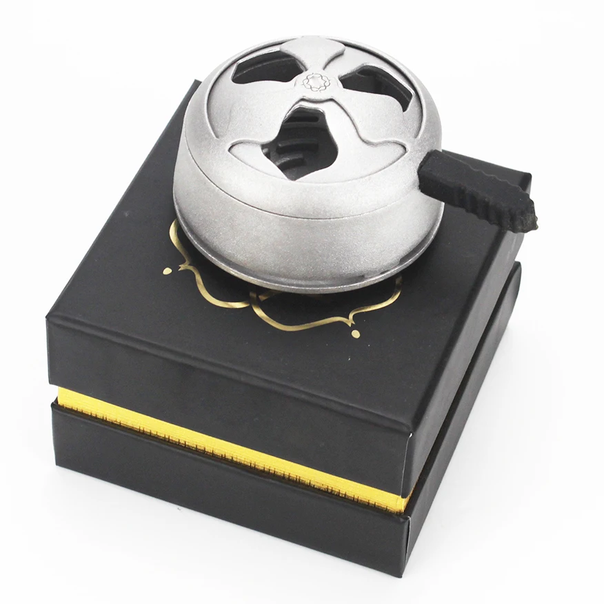 

Frosted Charcoal Holder With Single Handle Hookah Kaloud Lotus Heat Management System Nargile Sheesha Chicha Shisha