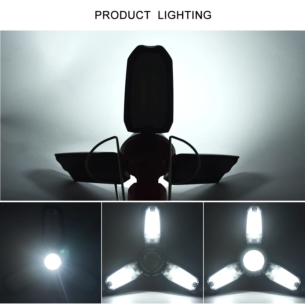 Многофункциональная перезаряжаемая Рабочая лампа светодиодный походный фонарик Портативный Фонари 6 режимов деформируемая игрушка
