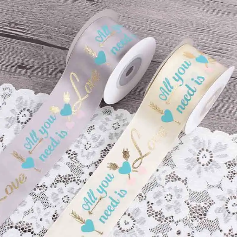 

10yards/lot grosgrain ribbon satin sewing bias for handicrafts mermaid ribbons DIY for wedding car knot team bride decoration